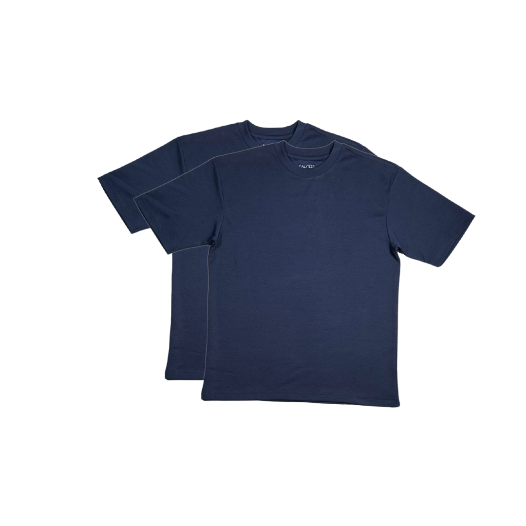 Daily Tees Classic (Navy) Bundle of 2