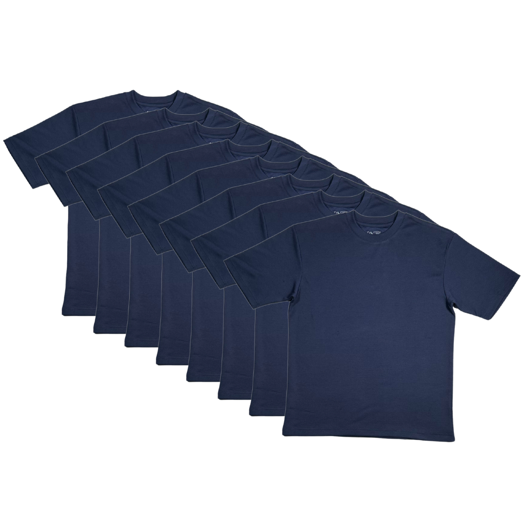 Daily Tees Classic (Navy) Bundle of 8
