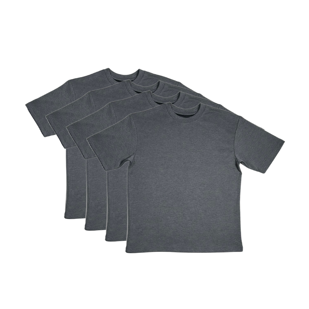 Daily Tees Classic (Grey) Bundle of 4