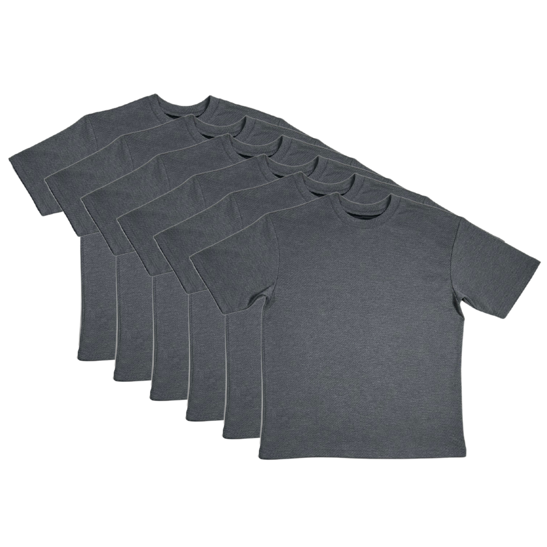 Daily Tees Classic (Grey) Bundle of 6