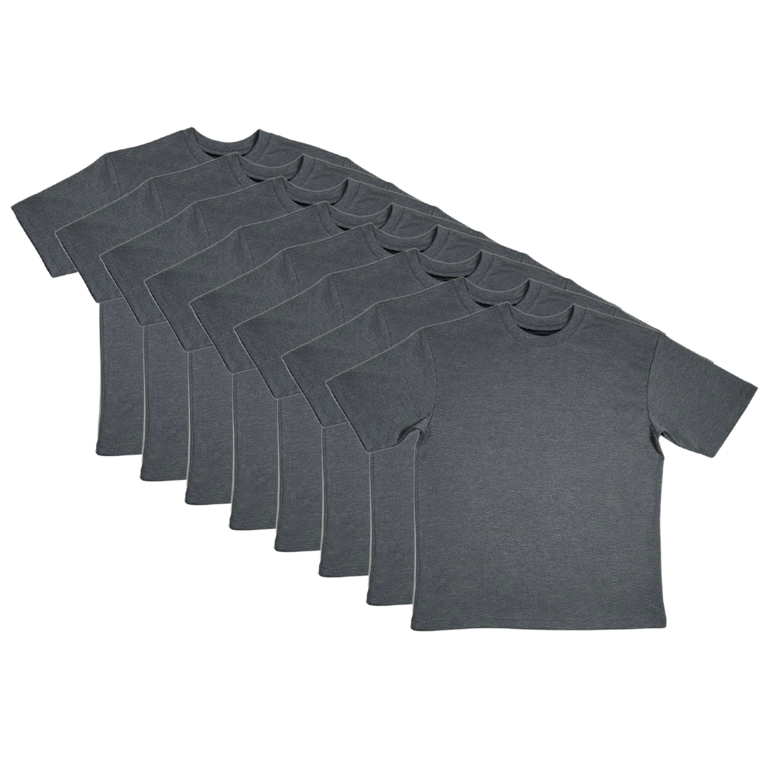 Daily Tees Classic (Grey) Bundle of 8