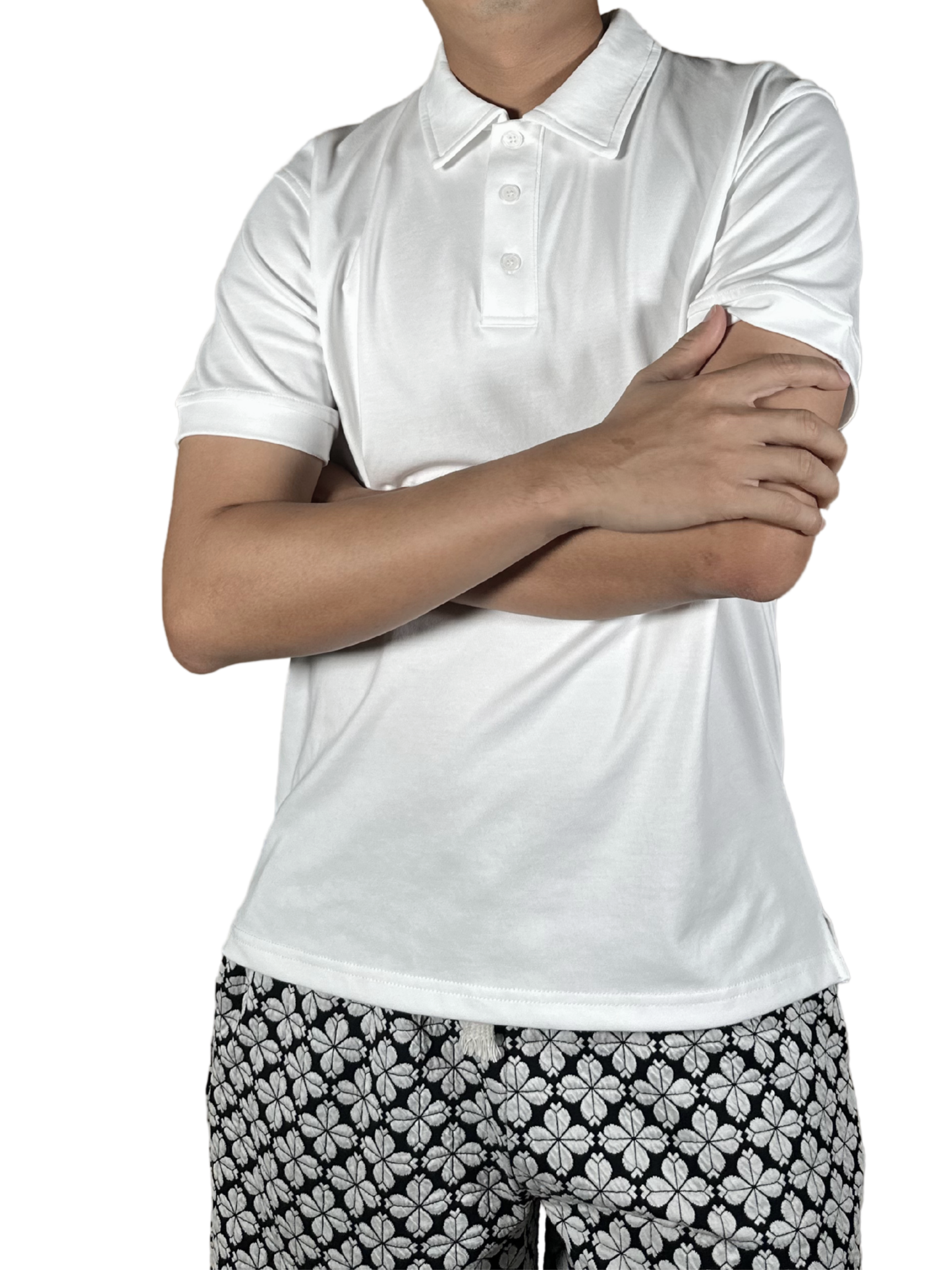 Dailytees Polo (Black/White)