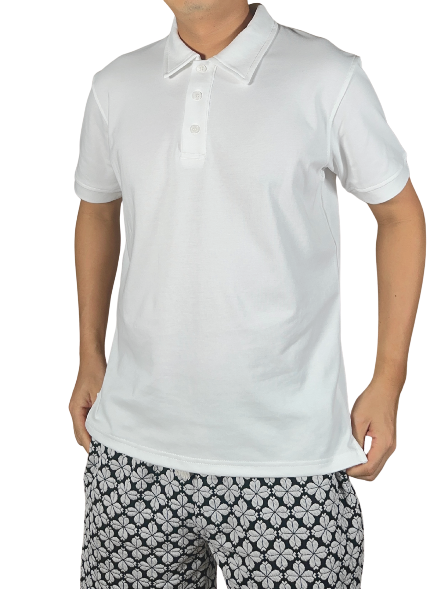 Dailytees Polo (Black/White)